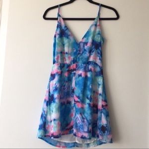 Watercolor Mini Dress